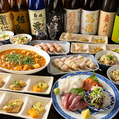 厳選地酒と馬刺し・米粉餃子の居酒屋 美酒佳肴 小料理 伝衛門 福島本店のコース写真