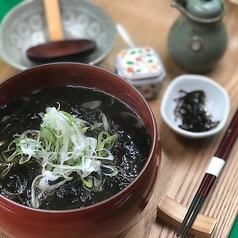温）地のりかけ蕎麦