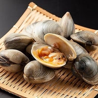 ホンビノスや鮎など《浜焼き》もお楽しみいただけます