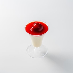 濃厚ミルクプリン～いちごソース～