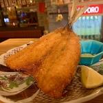極上アジフライ1188円(税込)もオススメ。カリッと揚げられた衣は、サクふわの軽い食感が楽しめます。