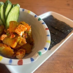 チャンジャクリームチーズwithアボカド