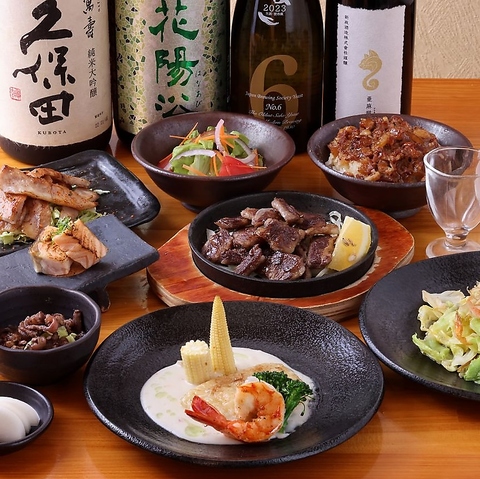 高崎駅西口より徒歩2分!全国から50種類以上取り寄せたこだわりの日本酒と焼酎！