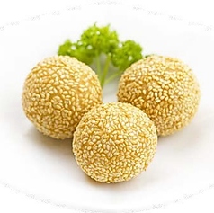 ネギクレープ/ゴマ団子(3個)