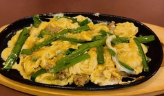 こだわり卵の鉄板卵ステーキ