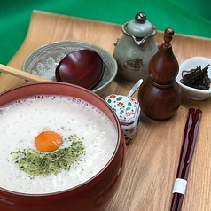 温）月見とろろ蕎麦
