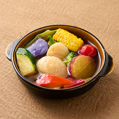 帆立のアヒージョ