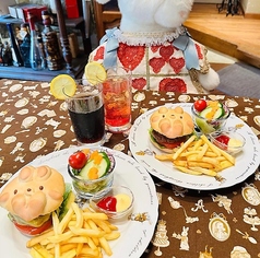 くまさんバーガー&うさぎさんバーガー