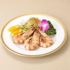 有頭海老の塩焼き(一皿3尾)