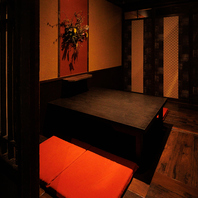 雰囲気も自慢の少人数様向け個室◎