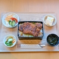 料理メニュー写真&nbsp;ソースカツ重セット 