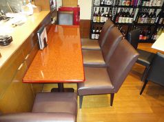 調理場の目の前。　お一人様大歓迎です！