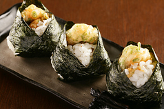 うま塩海老天むす２個