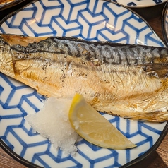 サバの干物/炭火焼 レアサーモン