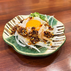 卵黄オニオンスライス~食べるラー油で~