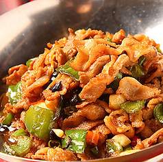 豚肉の四川風炒め