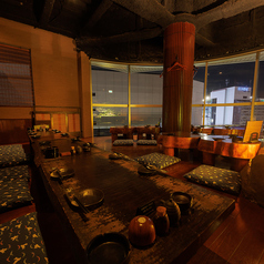 夜景が見えるお席は早めの予約がベストです☆立川 居酒屋 個室 女子会 飲み放題 誕生日 貸切 ご宴会