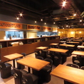 最大120名様まで同時にご宴会OK！！明るく、清潔感抜群！！貸切のご宴会もお気軽にご相談下さいませ。