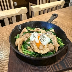 ほうれん草豚バター