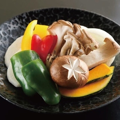 季節の焼き野菜盛り
