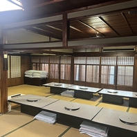 古民家ならではの風情漂う、お座敷
