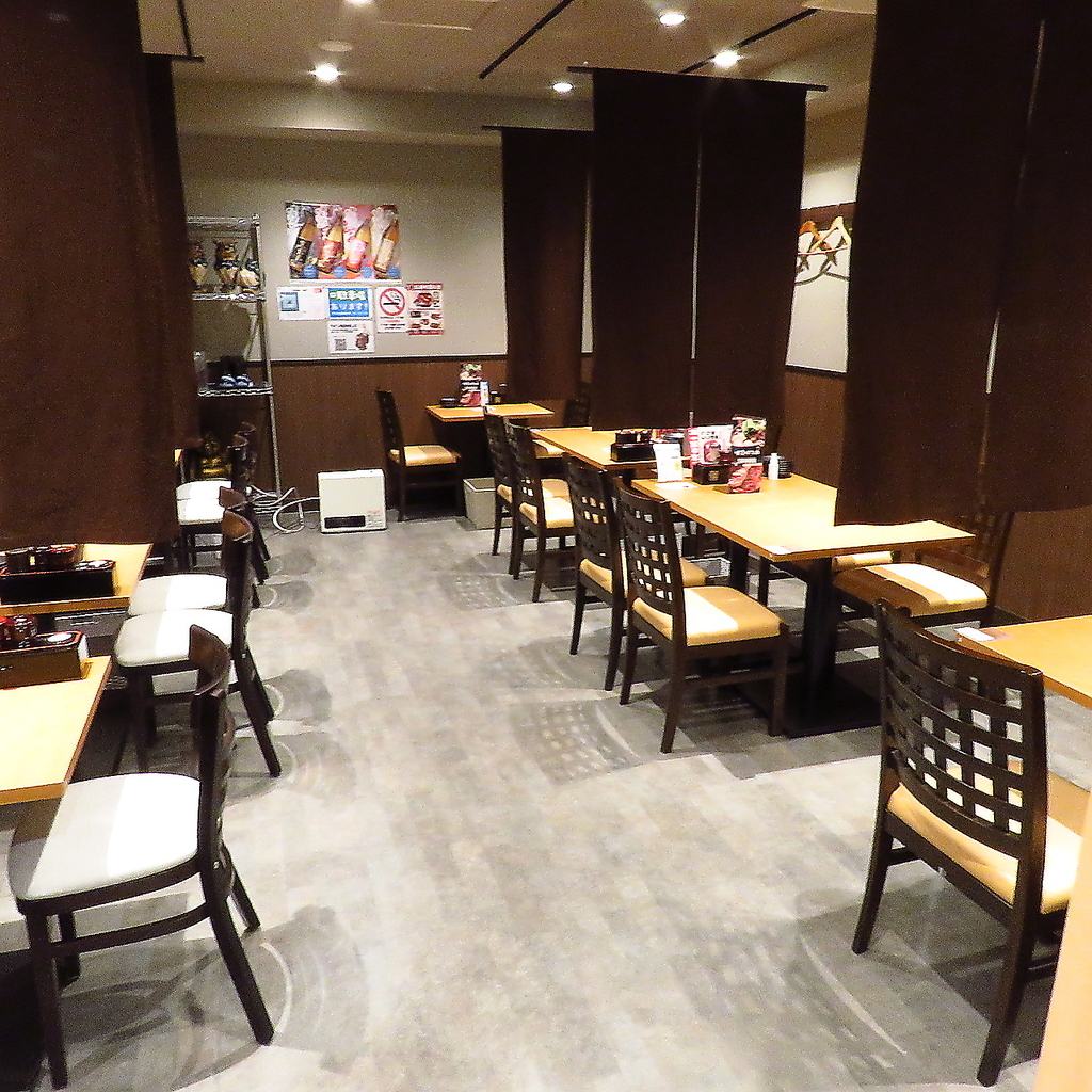 貸切営業では自由自在にレイアウト変更できます