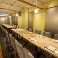 【個室】2名様～最大30名様までご利用いただける落ち着いた個室席が自慢です。各種ご宴会はもちろん、接待や会食などの大事なシーンにも◎