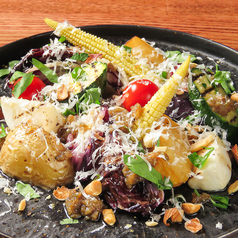 季節の野菜のグリル アンチョビソース
