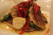 メインの魚料理は人気。播磨灘の逸品、天然真鯛。