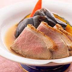 合鴨ロースと茄子のバルサミコマリネ