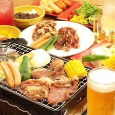 BBQセット＆ガーデンビュッフェ＆飲み放題◎