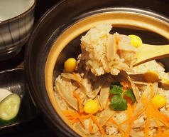 鶏と舞茸と牛蒡の炊き込みご飯