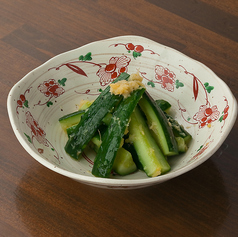 たたき胡瓜さっぱり葱生姜