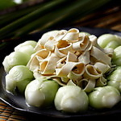 青梗菜と中華湯葉の炒め煮