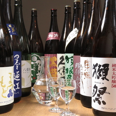 獺祭含む銘酒30種薄張り生ビールなど全70種単品飲放！