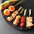 料理メニュー写真&nbsp;焼鳥6本盛り合わせ