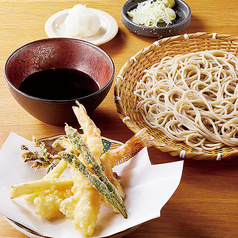 海老と季節野菜のおろし天せいろ