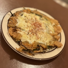 チーズたっぷりとろけるチヂミ