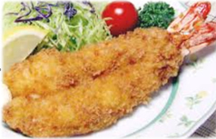 大エビフライ2本<サラダ付>