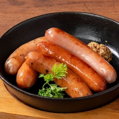 ソーセージ5種の盛り合わせ