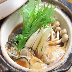 御荘町産カキ味噌鍋