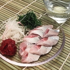 入梅イワシのさしみ