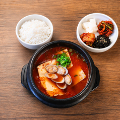 あさりのスンドゥブ定食