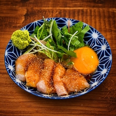 鶏ユッケ