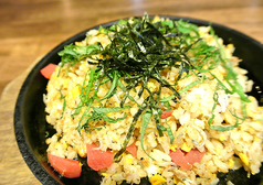 鉄板deじゃことカリカリ梅の和風炒飯