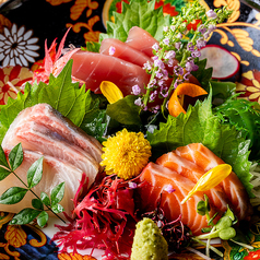 漁港直送鮮魚のお刺身 3点盛り