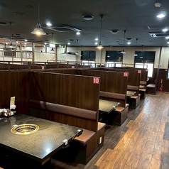 広々とし多店内でゆっくりと焼肉をお楽しみいただけます♪
