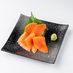 サーモンの刺身　～九州醤油で～