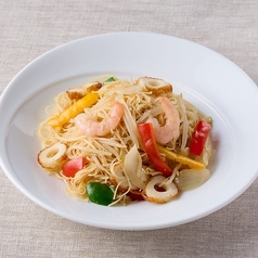 五目ビーフン炒め