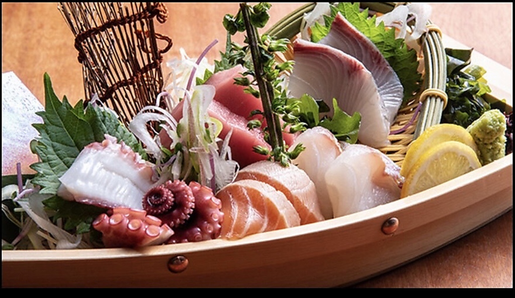 大地名物船盛り5点盛り